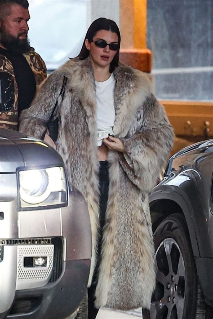 Kendall Jenner Wears $27K Fur Coat in Aspen Following Bad Bunny Breakup